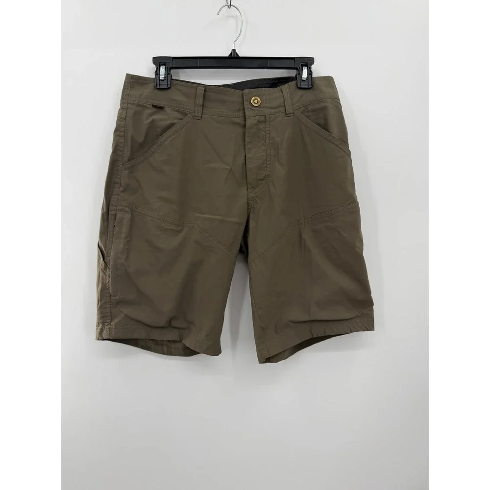 Kuhl Cargo Shorts Men 31 Olive Green Hiking Outdoor Utility Tactical Gorpcore